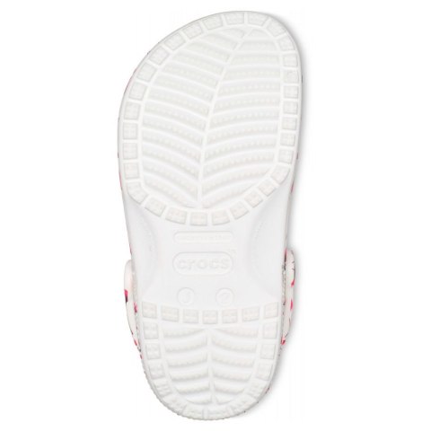 Crocs Chodaki dla dzieci Crocs Classic Party Kids biało-różowe 207826 1CW
