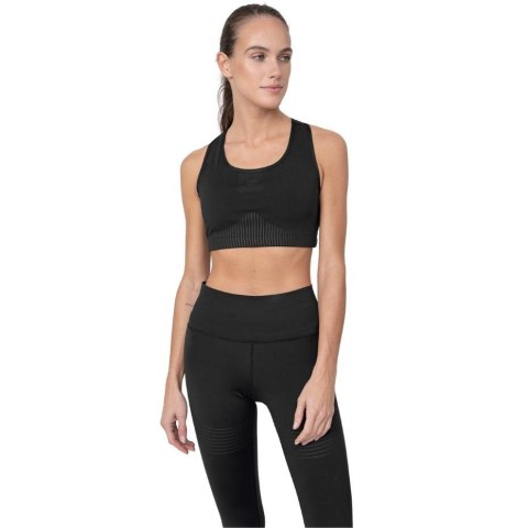 4F Stanik sportowy damski 4F głęboka czerń H4Z22 STAD011 20S