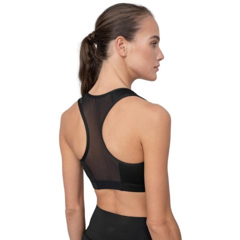 4F Stanik sportowy damski 4F głęboka czerń H4Z22 STAD011 20S