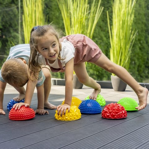 AM Tullo Półkule sensoryczne jeż/diament Tullo 483 2 szt. niebieska/czerwona