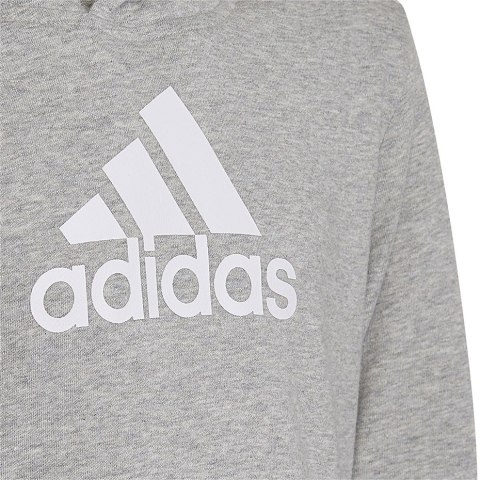 Adidas Bluza dla dzieci adidas Colourblock Hoodie szaro-czarna HN8563