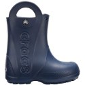 Crocs Kalosze dla dzieci Crocs Handle Rain Boot Kids granatowe 12803 410