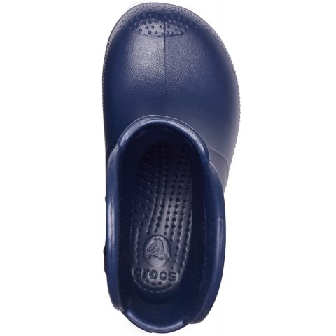 Crocs Kalosze dla dzieci Crocs Handle Rain Boot Kids granatowe 12803 410