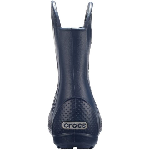 Crocs Kalosze dla dzieci Crocs Handle Rain Boot Kids granatowe 12803 410