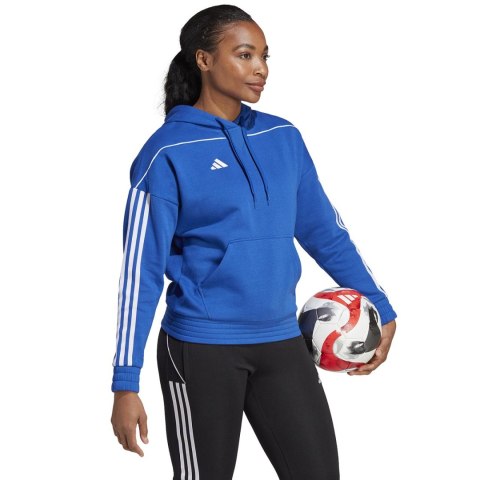 Adidas Bluza damska adidas Tiro 23 League Sweat Hoodie niebieska IC7851