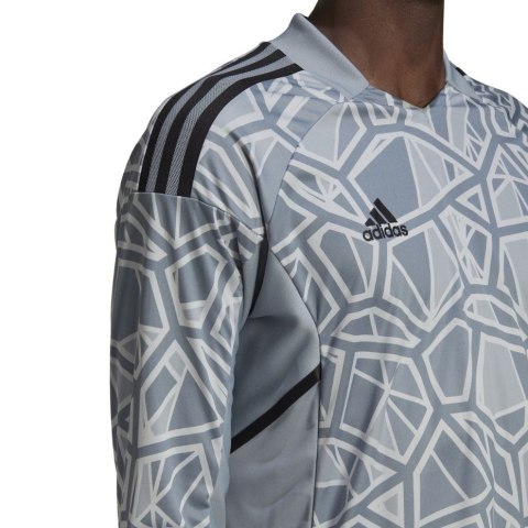 Adidas teamwear Koszulka bramkarska męska adidas Condivo 22 Goalkeeper Jersey Long Slevee szara HB1614