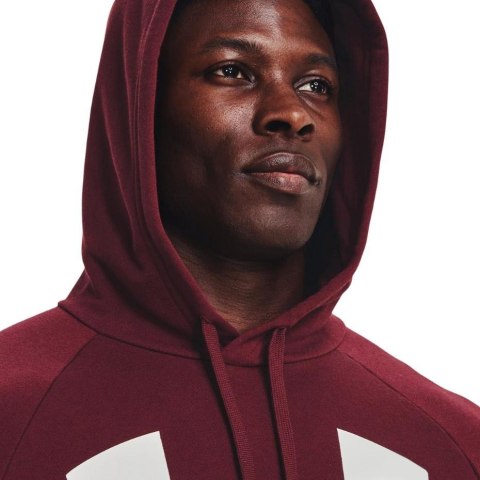 Under Armour Bluza męska Under Armour Rival Fleece Big Logo HD bordowa 1357093 690