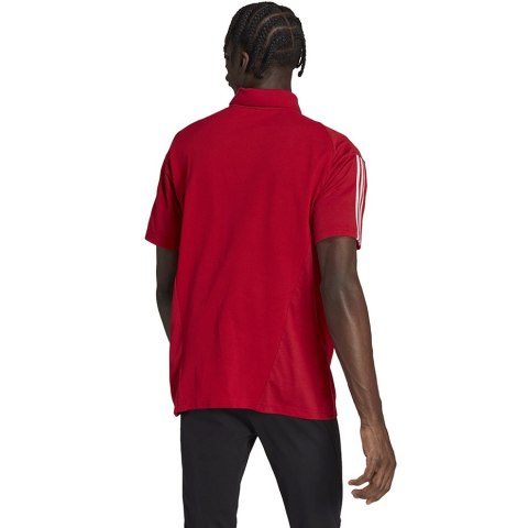 Adidas teamwear Koszulka męska adidas Tiro 23 Competition Polo czerwona HI3049