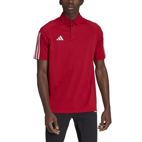 Adidas teamwear Koszulka męska adidas Tiro 23 Competition Polo czerwona HI3049