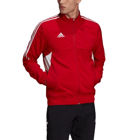 Adidas teamwear Bluza męska adidas Condivo 22 Presentation czerwona HA6238
