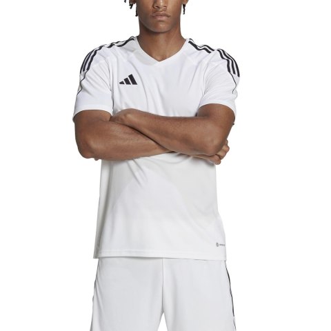 Adidas teamwear Koszulka męska adidas Tiro 23 League Jersey biała HR4610