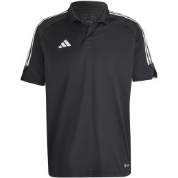 Adidas teamwear Koszulka męska adidas Tiro 23 League Polo czarna HS3578