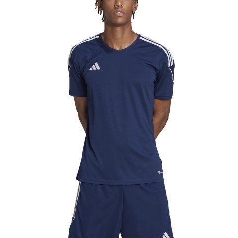 Adidas teamwear Koszulka męska adidas Tiro 23 League Jersey granatowa HR4608