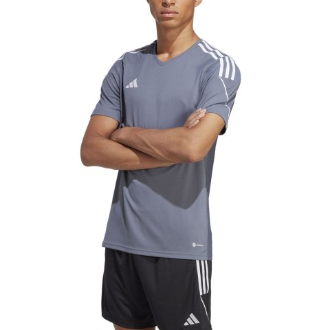 Adidas teamwear Koszulka męska adidas Tiro 23 League Jersey szara IC7478