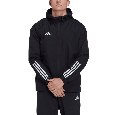 Adidas teamwear Kurtka męska adidas Tiro 23 Competition All-Weather czarna HK7656
