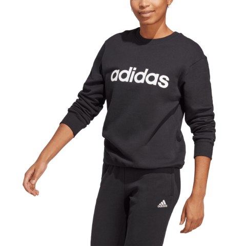 Adidas Bluza damska adidas Essentials Linear French Terry czarna IC6878