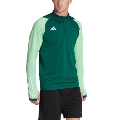 Adidas teamwear Bluza męska adidas Tiro 23 Competition Training Top zielona HU1308