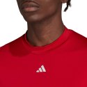 Adidas teamwear Koszulka męska adidas Techfit COLD.RDY Long Sleeve czerwona HP0572