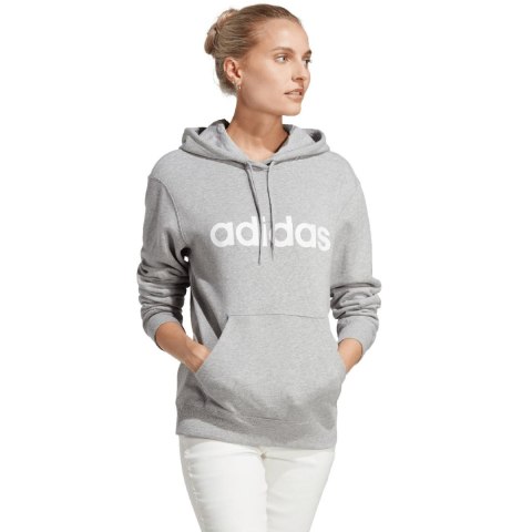 Adidas Bluza damska adidas Essentials Linear szara IC6884