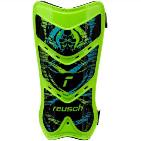 Reusch Ochraniacze piłkarskie Reusch Shinguard Attrakt Lite zielono-czarne 5377045 5551