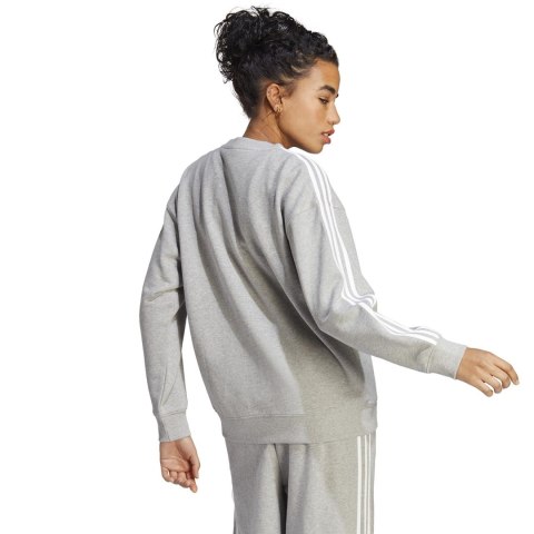 Adidas Bluza damska adidas Essentials 3-Stripes szara IC9905