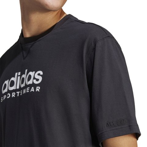 Adidas Koszulka męska adidas All SZN Graphic Tee czarna IC9815