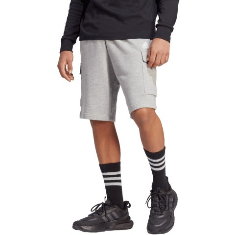 Adidas Spodenki męskie adidas Essentials French Terry Cargo szare HA4340
