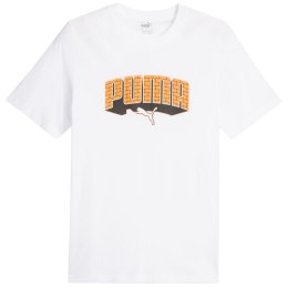 Puma Koszulka męska Puma Graphics Hip Hop Tee biała 677189 02
