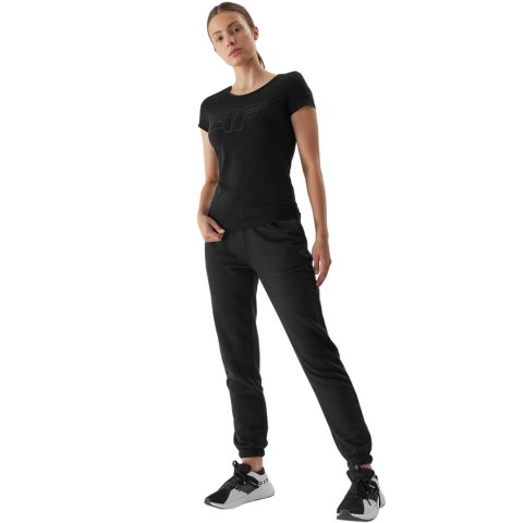 4F Koszulka damska 4F F0907 głęboka czerń 4FAW23TTSHF0907 20S