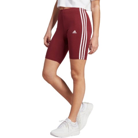 Adidas Spodenki damskie adidas Essentials 3-Stripes czerwone IM2846