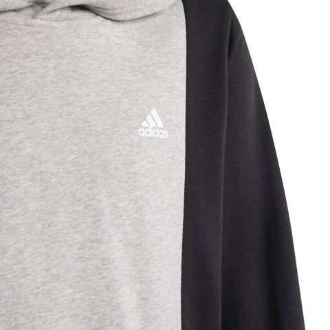 Adidas Bluza dla dzieci adidas CB FT HD szaro-biało-czarna IP0386