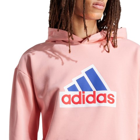 Adidas Bluza męska adidas FI BOS HD OLY różowa IS9597