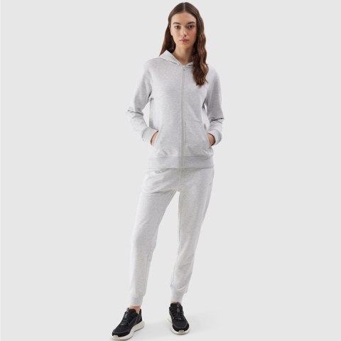 4F Bluza damska 4F F0956 chłodny jasny szary melanż 4FWSS24TSWSF0956 27M