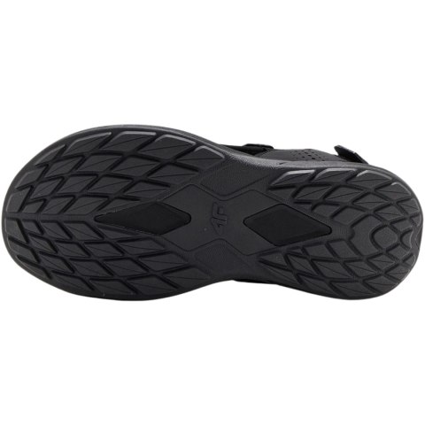 4F Sandały męskie 4F M051 czarne 4FRSS24FSANM051 21S