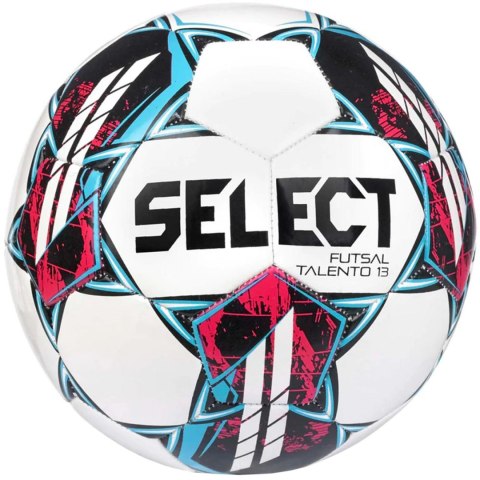 Select Piłka nożna Select Futsal Talento 13 v22 biało-niebiesko-różowa 18334/18541