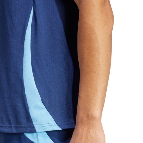 Adidas teamwear Koszulka męska adidas Tiro 24 Competition Polo granatowa IR7564