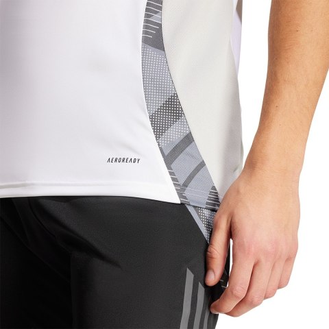 Adidas teamwear Koszulka męska adidas Tiro 24 Competition Training biała IS1660