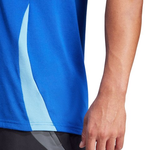 Adidas teamwear Koszulka męska adidas Tiro 24 Competition Polo niebieska IR7566