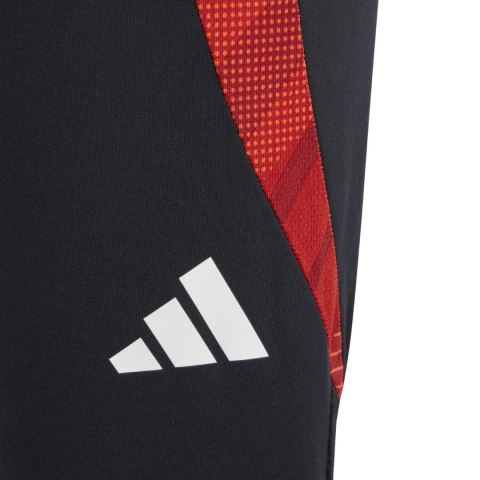 Adidas teamwear Spodnie dla dzieci adidas Tiro 24 Competition Training czarno-pomarańczowe IS1638