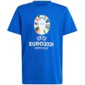Adidas Koszulka dla dzieci adidas Euro24 niebieska IT9309