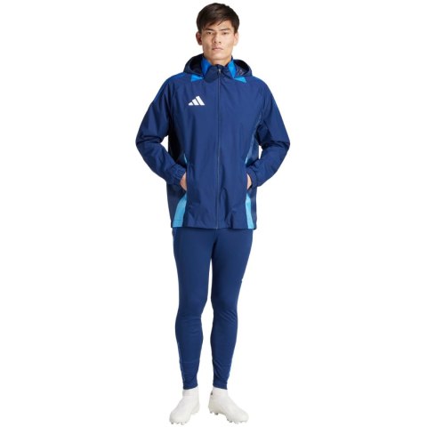 Adidas teamwear Kurtka męska adidas Tiro 24 Competition All-Weather niebieska IR9520