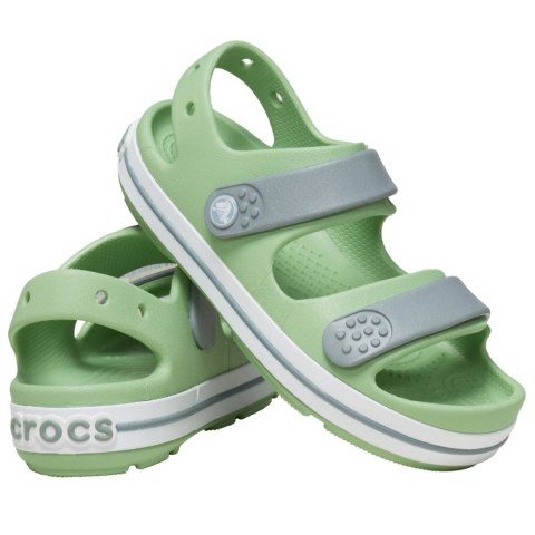 Crocs Sandały dla dzieci Crocs Crocband Cruiser zielone 209424 3WD