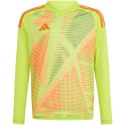 Adidas teamwear Koszulka bramkarska dla dzieci adidas Tiro 24 Competition Long Sleeve Goalkeeper limonkowa IU0294