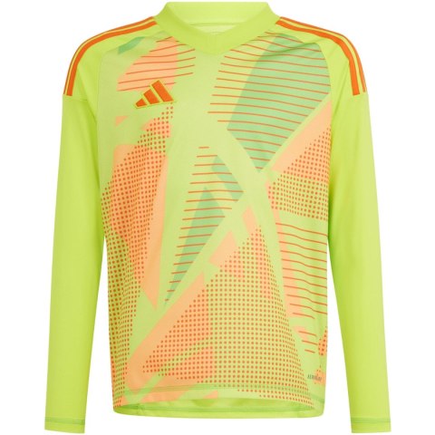Adidas teamwear Koszulka bramkarska dla dzieci adidas Tiro 24 Competition Long Sleeve Goalkeeper limonkowa IU0294