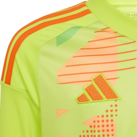 Adidas teamwear Koszulka bramkarska dla dzieci adidas Tiro 24 Competition Long Sleeve Goalkeeper limonkowa IU0294
