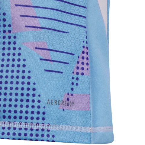 Adidas teamwear Koszulka bramkarska dla dzieci adidas Tiro 24 Competition Long Sleeve Goalkeeper niebieska IN0434