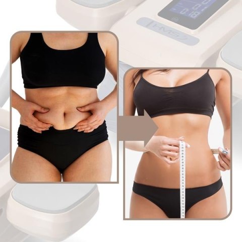 HMS KA08 BROWN ABS AUTOMATYCZNE KOŁO DO ĆWICZEŃ MIĘŚNI BRZUCHA Z WYŚWIETLACZEM LCD I ŁADOWANIEM HMS