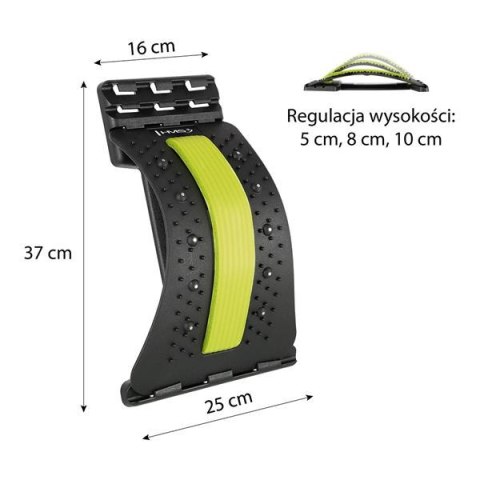 HMS PRP02 GREEN PRZYRZĄD DO ROZCIĄGANIA PLECÓW Z MAGNESAMI HMS