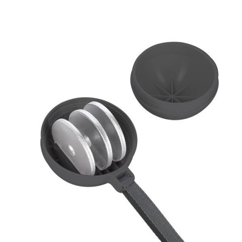 HMS ZESTAW HULA HOP MAGNETYCZNY BLACK/PINK HHM16 Z LICZNIKIEM HMS + PAS WYSZCZUPLAJĄCY BR163 BLACK