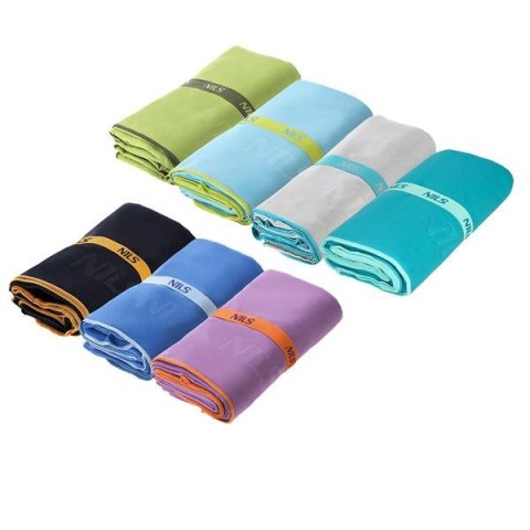 NILS NCR12 NIEBIESKI RĘCZNIK Z MIKROFIBRY 180x100 cm NILS